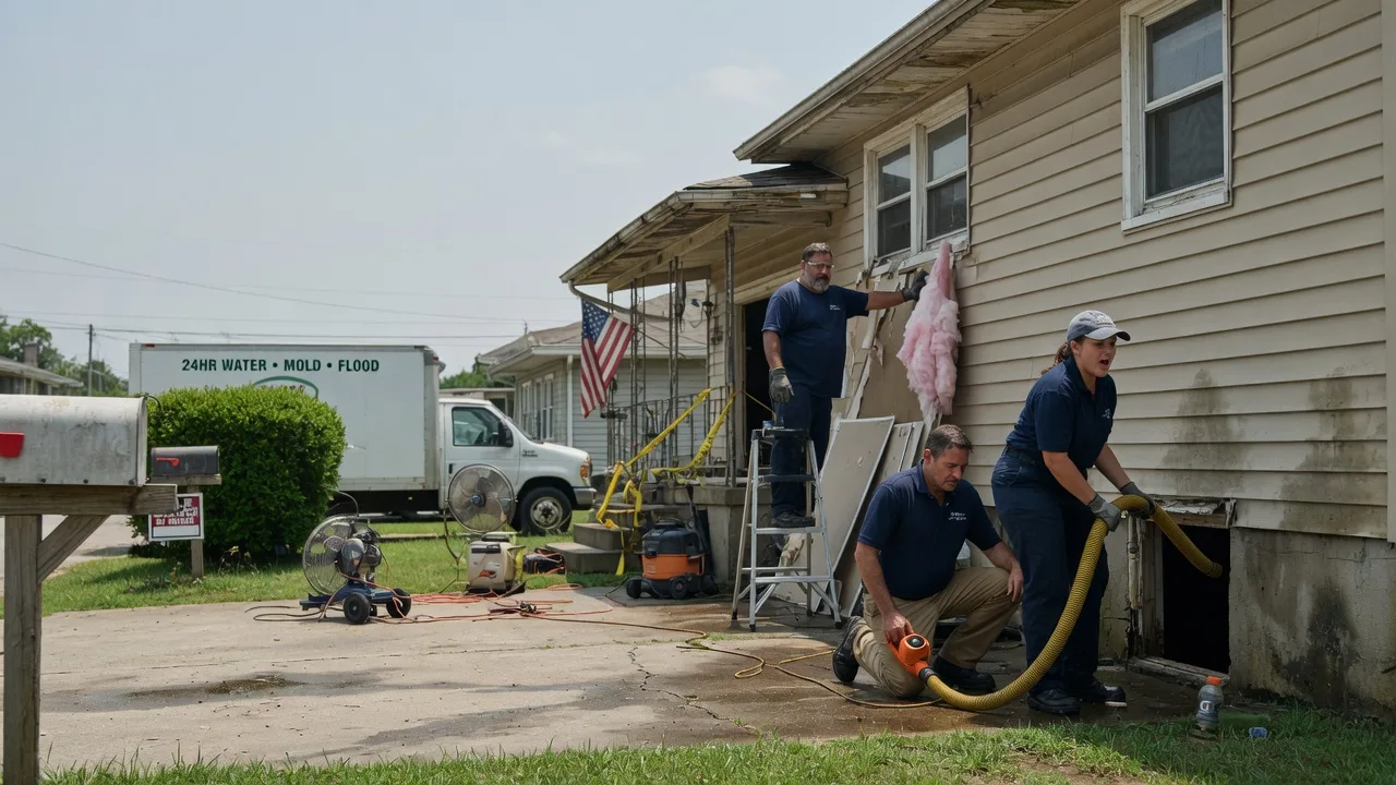 Water Damage Repair in Mount Blanchard, OH near me